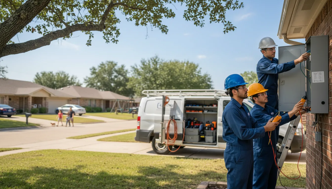 Certified electrician providing emergency electrical services in Commodore, PA